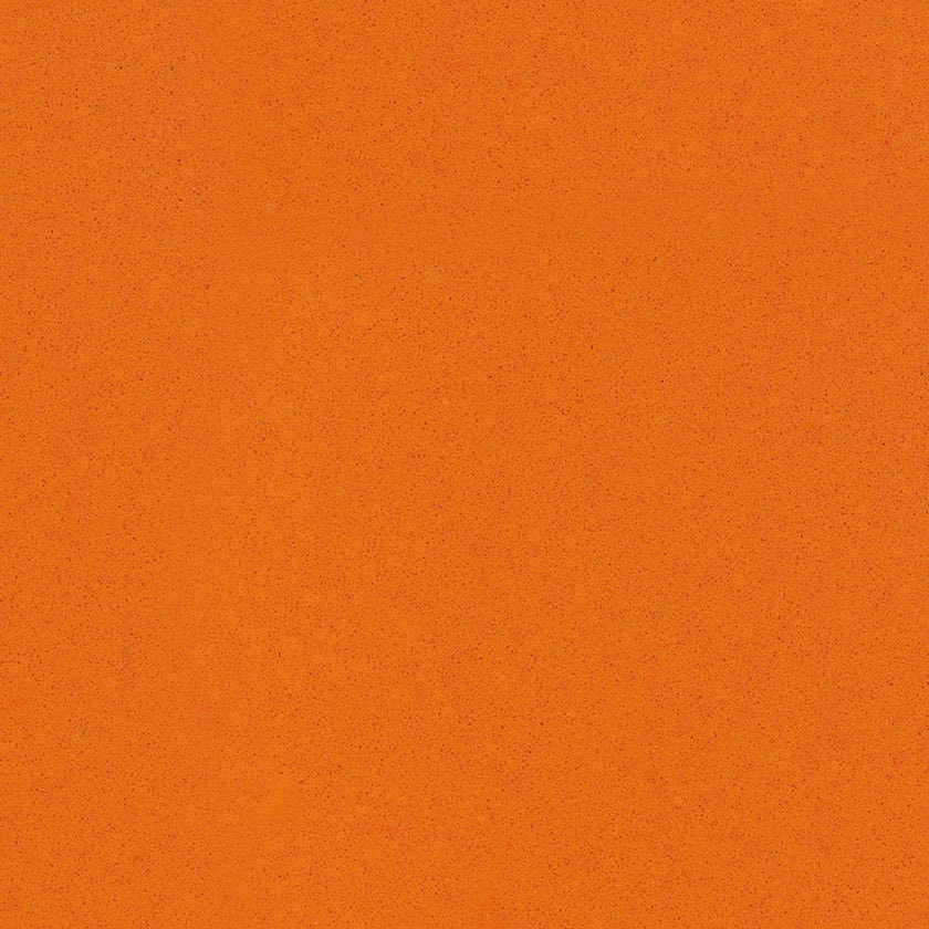 Orange quartz countertop slab